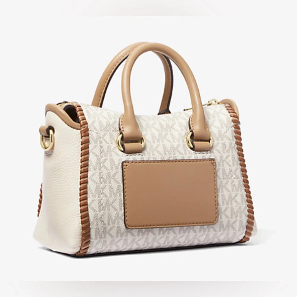 Carine Extra-Small Signature Logo Satchel - Picture 2 of 4